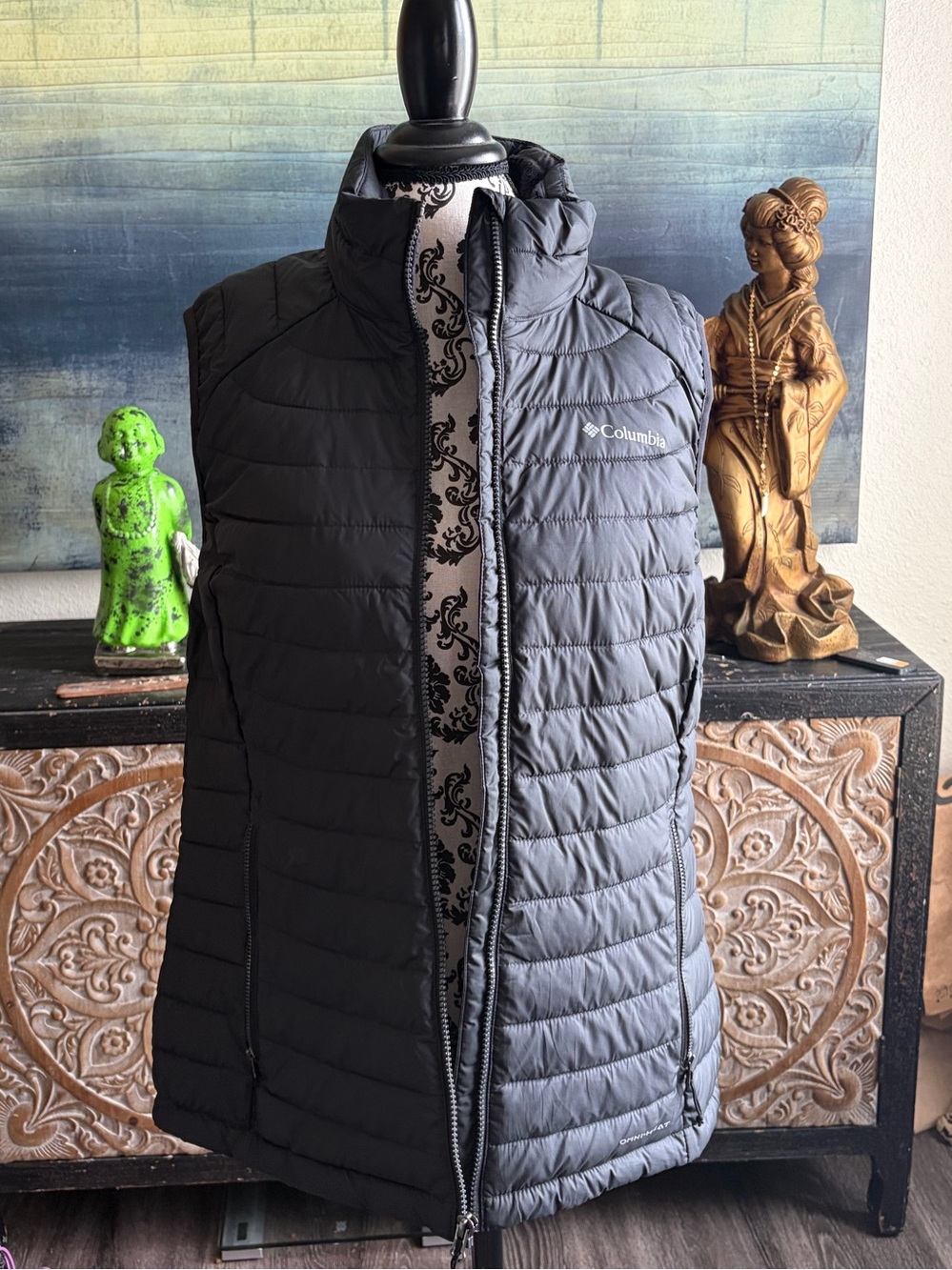 Omni-Heat Columbia Women's Quilted Vest - Black